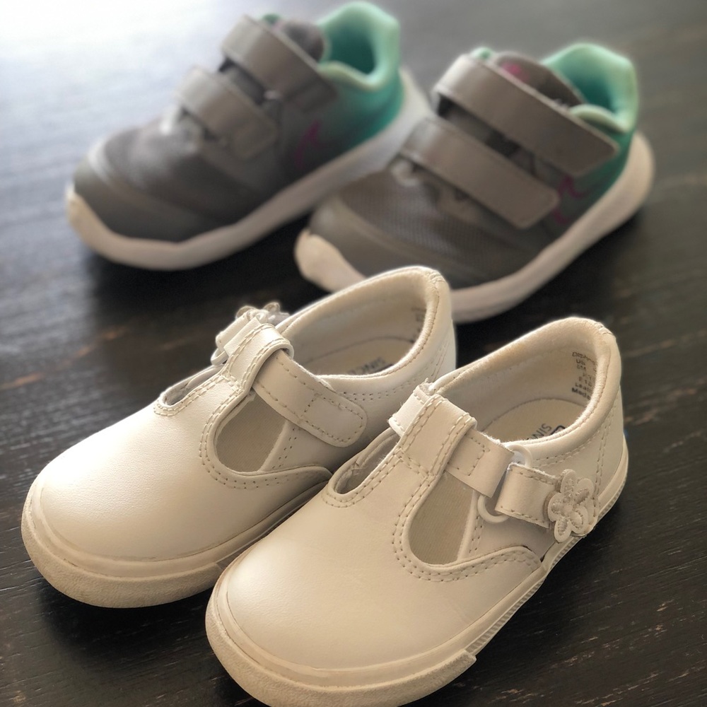 Toddler Size 6 Keds and Nike shoes